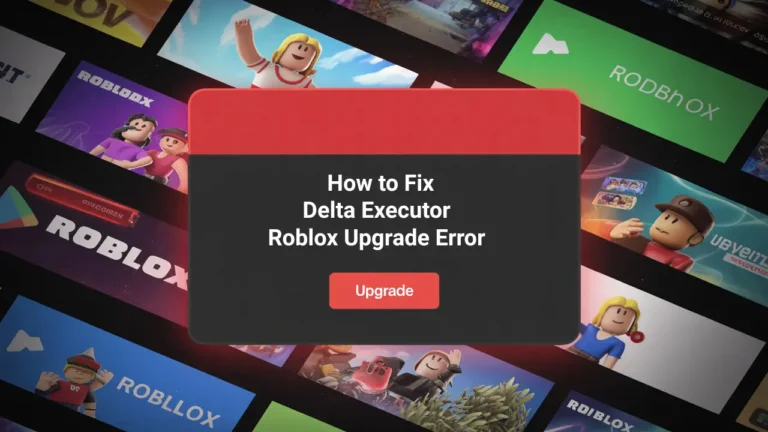 Roblox Upgrade Error