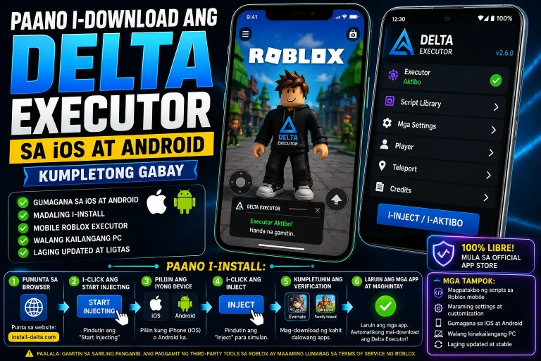 Paano Mag-download ng Delta Executor sa iOS at Android – Kumpletong Gabay 3 Paano Mag-download ng Delta Executor sa iOS at Android – Kumpletong Gabay