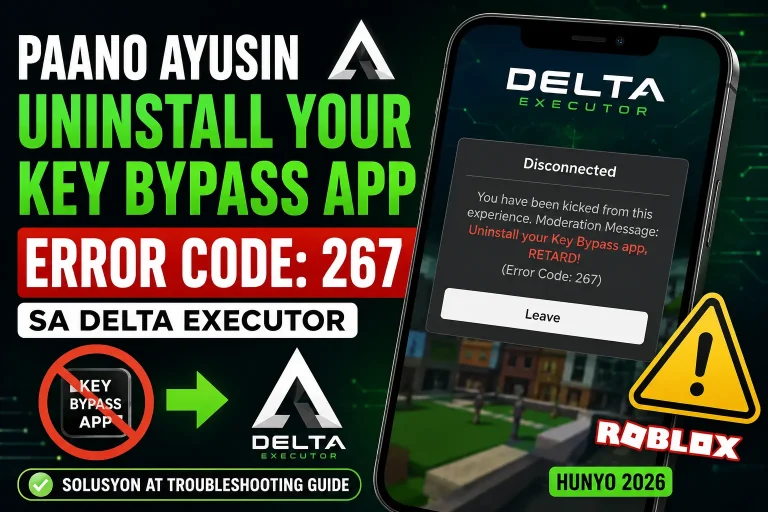 Uninstall Your Key Bypass App” Error Code 267